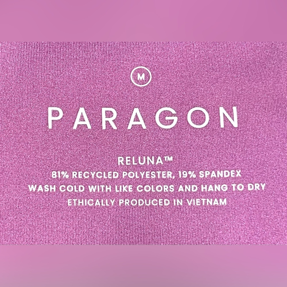 Paragon Reluna Icon Sculptseam Plus Pant: Short 31" + Infinity Bra in Tulip Sz M - Picture 9 of 10